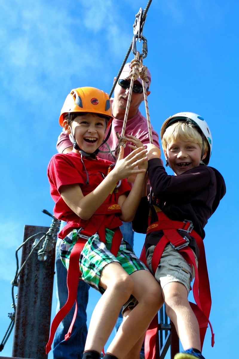 Zip-lining through the canopy